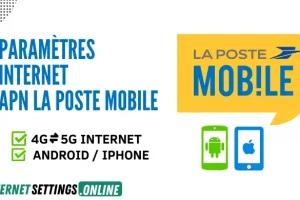 Paramètres Internet 4G/5G APN La Poste Mobile France 2025