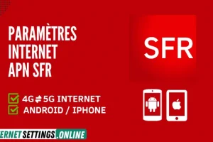 Paramètres Internet 4G/5G APN SFR France 2025
